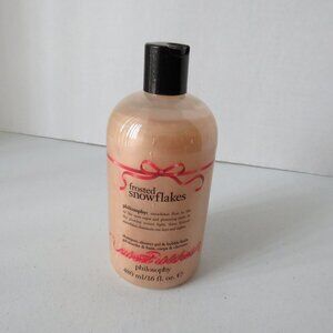 Philosophy Frosted Snowflakes Shampoo, Shower Gel & Bubble Bath 16 fl.oz/480 ml